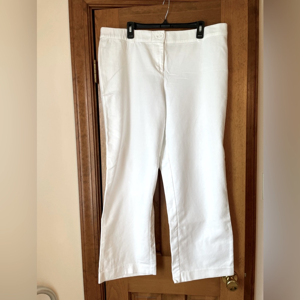 Dressbarn dress  slacks Size 16 Button front closure with elastic waist